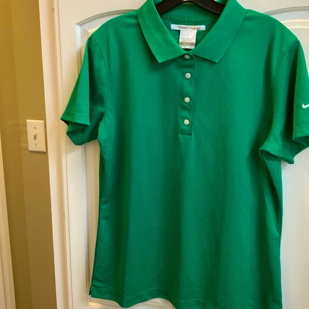 Nike Golf, Women’s large polo, green, style 203697, color 383,